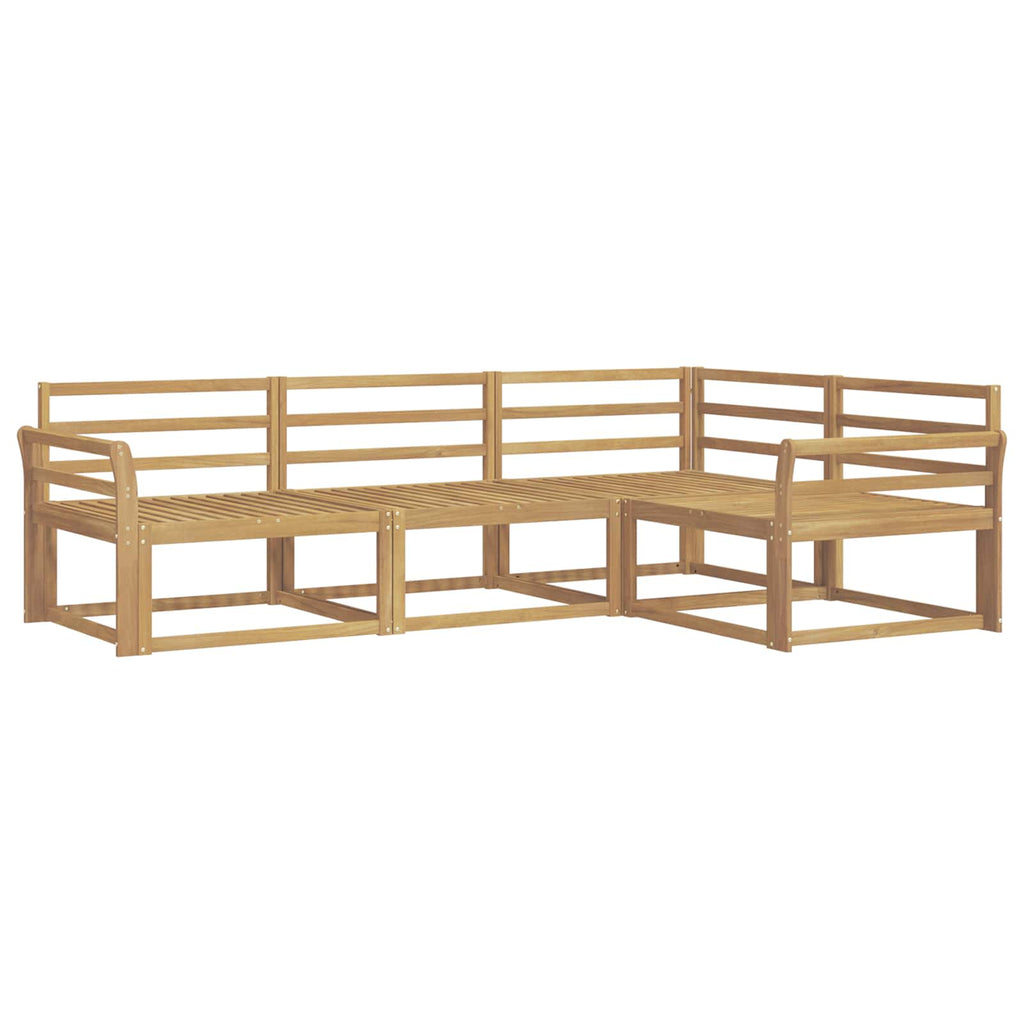 vidaXL Zestaw sof na zewnątrz 4 pcs Biały 250 x 170,5 x 73 cm