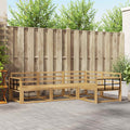 vidaXL Zestaw sof na zewnątrz 4 pcs Biały 247,5 x 168,5 x 73 cm