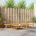 vidaXL Zestaw sof na zewnątrz 5 pcs Biały 79 x 79 x 37 cm