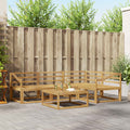vidaXL Zestaw sof na zewnątrz 5 pcs Biały 79 x 79 x 37 cm