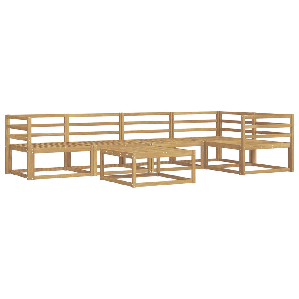 vidaXL Zestaw sof na zewnątrz 6 pcs Biały 79 x 79 x 37 cm