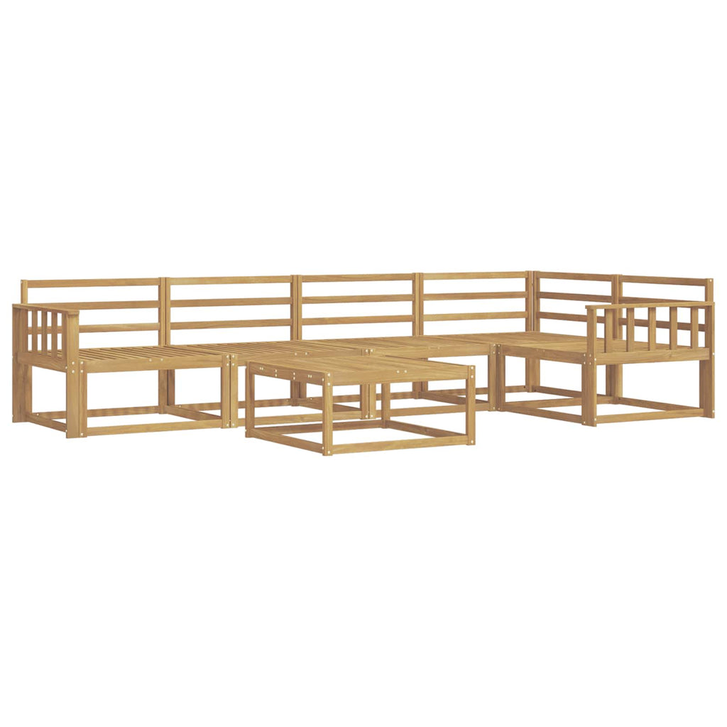 vidaXL Zestaw sof na zewnątrz 6 pcs Biały 79 x 79 x 37 cm