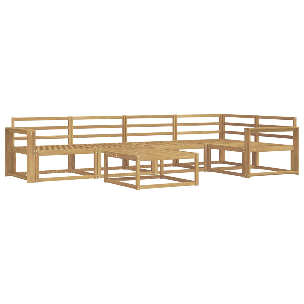 vidaXL Zestaw sof na zewnątrz 6 pcs Biały 79 x 79 x 37 cm