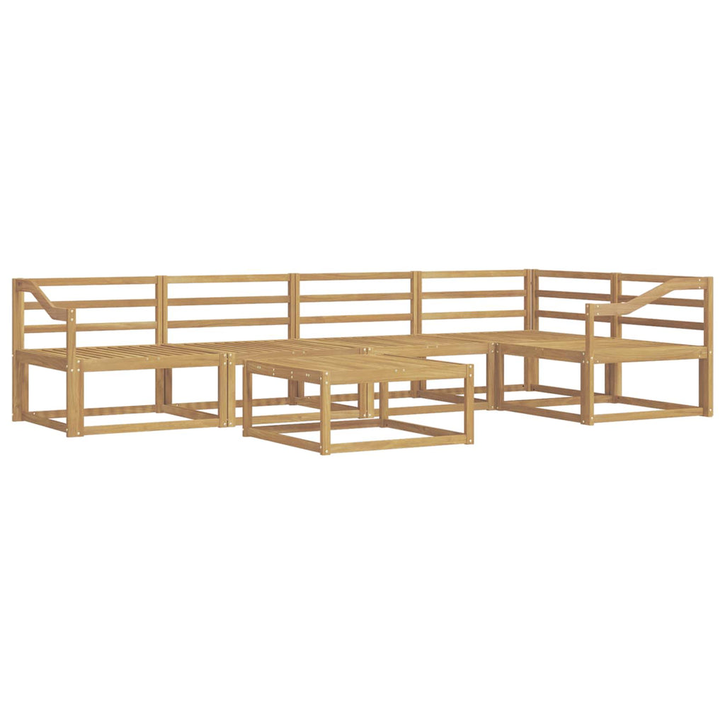 vidaXL Zestaw sof na zewnątrz 6 pcs Biały 79 x 79 x 37 cm