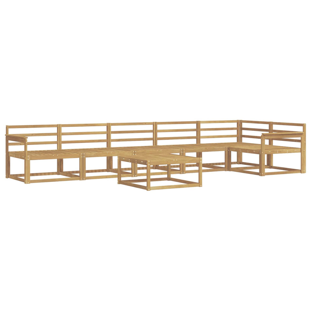 vidaXL Zestaw sof na zewnątrz 7 pcs Biały 79 x 79 x 37 cm