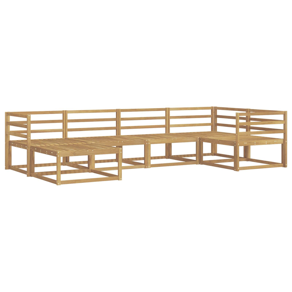 vidaXL Zestaw sof na zewnątrz 6 pcs Biały 325 x 166,5 x 73 cm