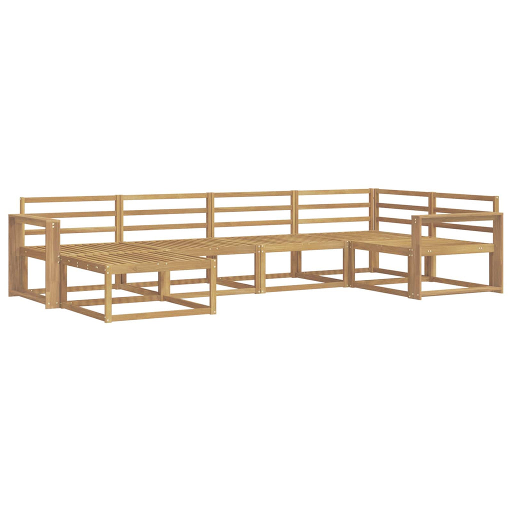 vidaXL Zestaw sof na zewnątrz 6 pcs Biały 331 x 172,5 x 73 cm