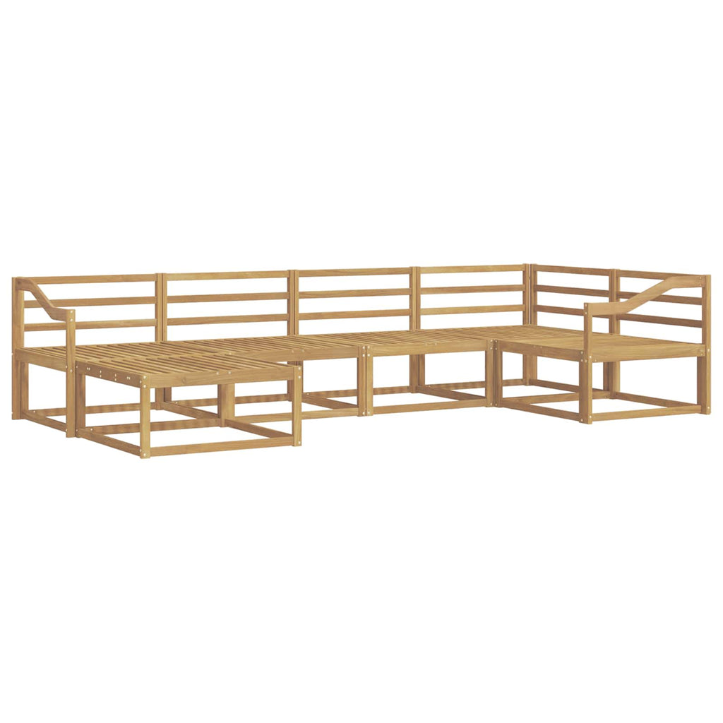 vidaXL Zestaw sof na zewnątrz 6 pcs Biały 325 x 166,5 x 73 cm