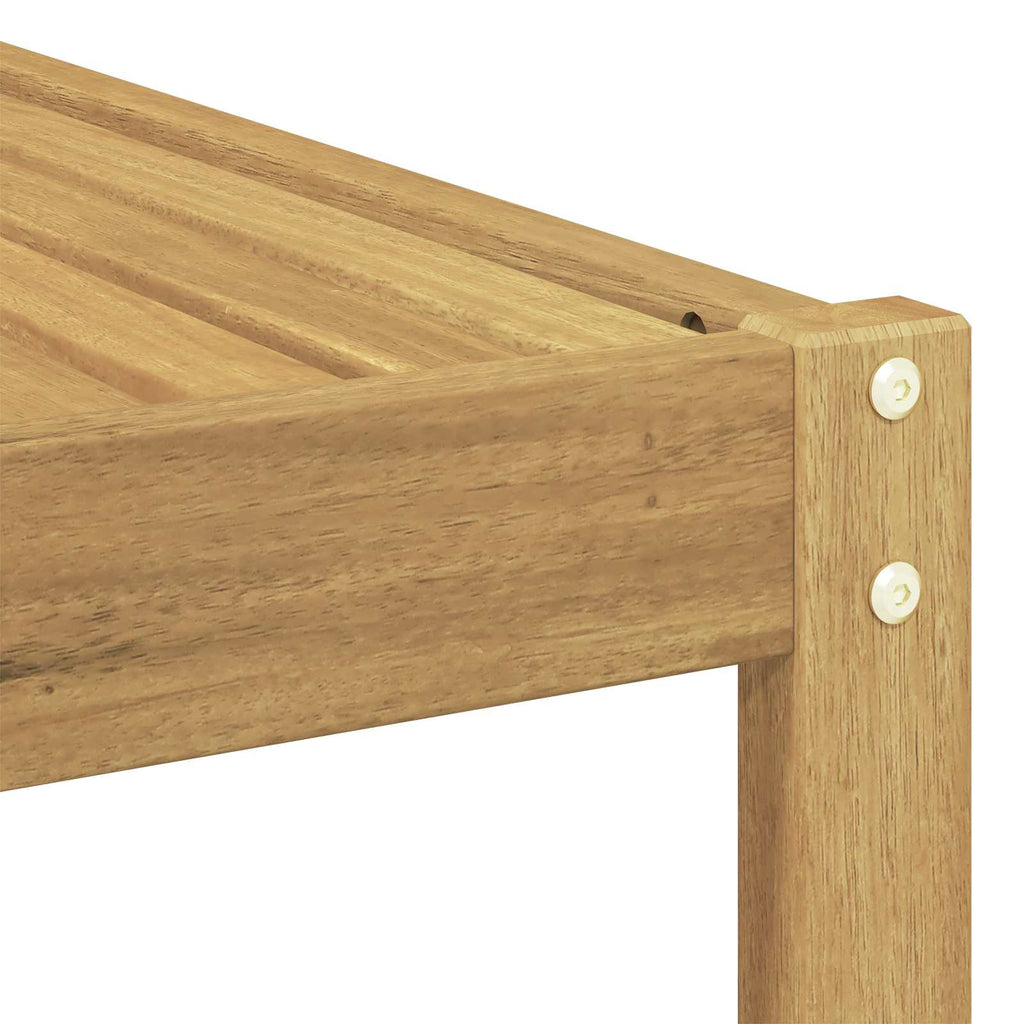 vidaXL Zestaw sof na zewnątrz 7 pcs Biały Lite Drewno Akacji