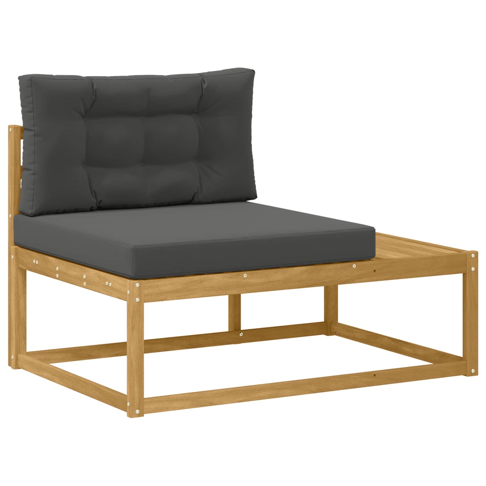 vidaXL Zestaw sof na zewnątrz Biały 79 x 79 x 37 cm Poliester