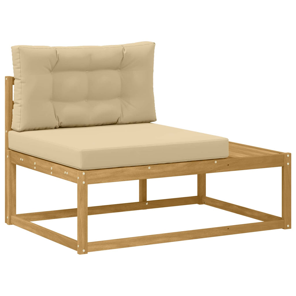 vidaXL Zestaw sof na zewnątrz Biały 357 x 198,5 x 73 cm Poliester