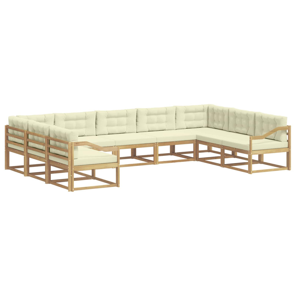 vidaXL Zestaw sof na zewnątrz 7 pcs Lite Drewno Akacji