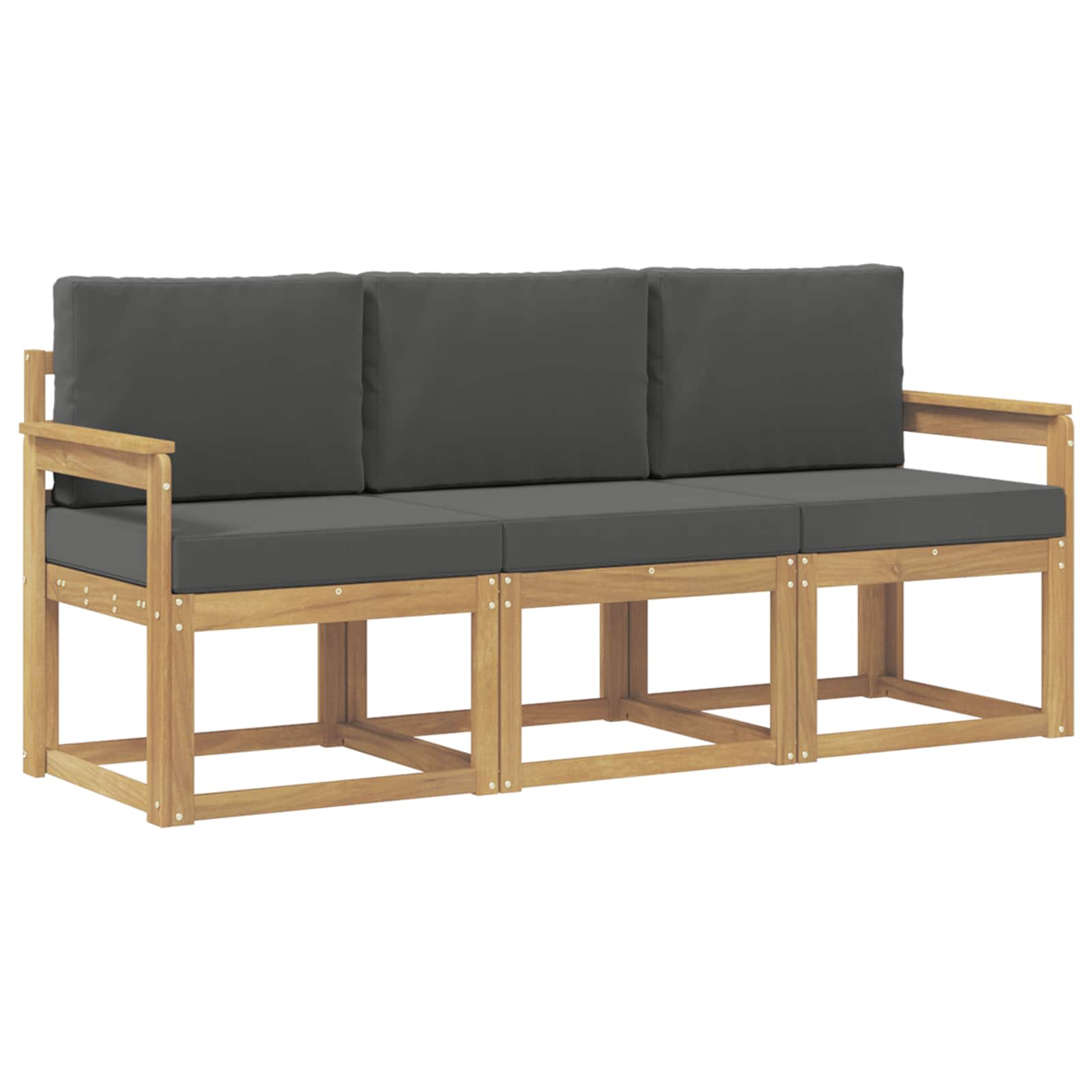 vidaXL Zestaw sof na zewnątrz 3 pcs