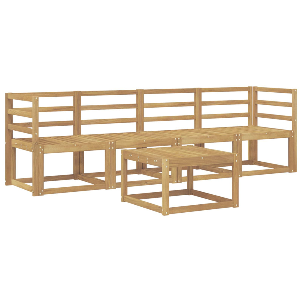 vidaXL Zestaw sof na zewnątrz 5 pcs Biały 59 x 59 x 37 cm