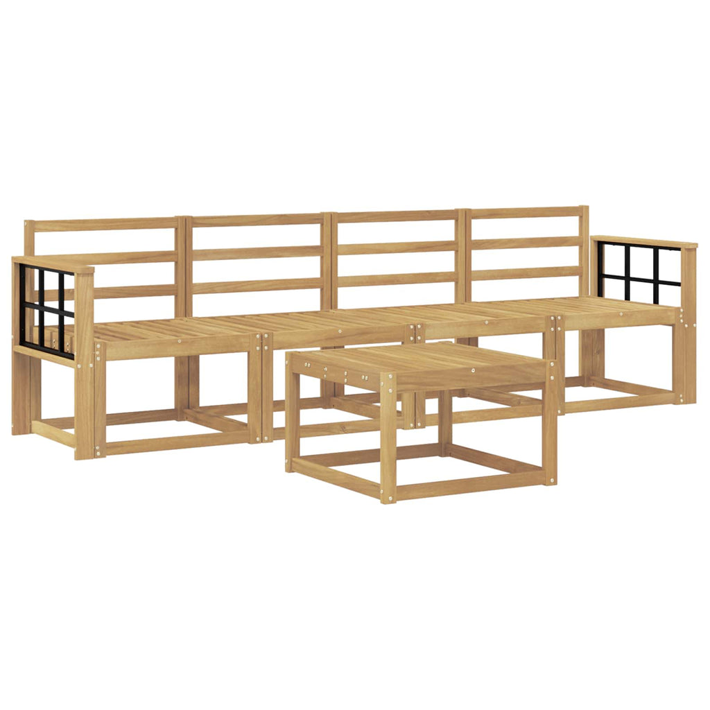 vidaXL Zestaw sof na zewnątrz 5 pcs Biały 59 x 59 x 37 cm