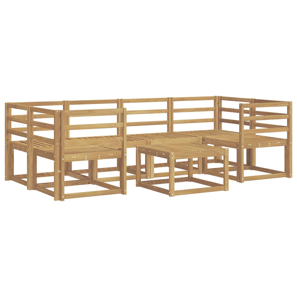 vidaXL Zestaw sof na zewnątrz 7 pcs Biały 59 x 59 x 37 cm