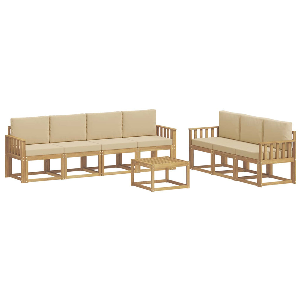 vidaXL Zestaw sof na zewnątrz 7 pcs