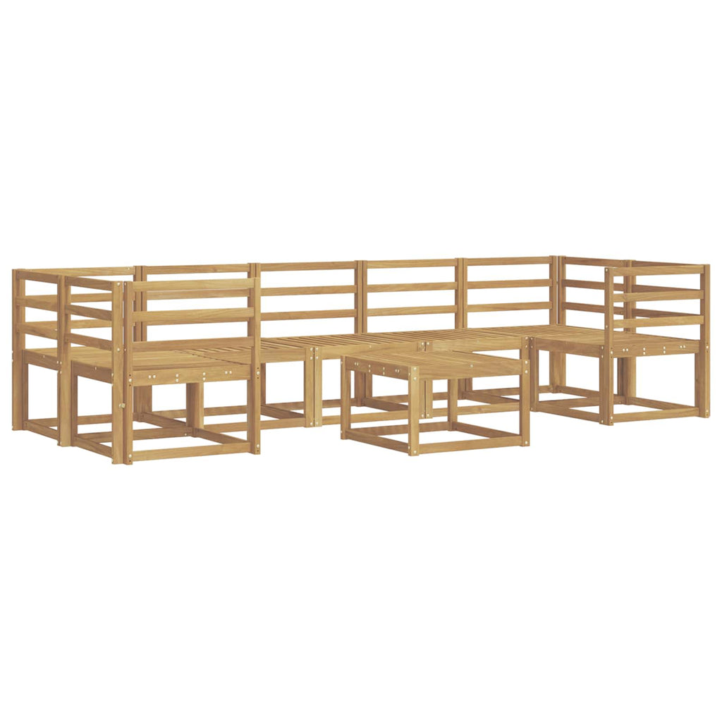 vidaXL Zestaw sof na zewnątrz 8 pcs Biały 59 x 59 x 37 cm