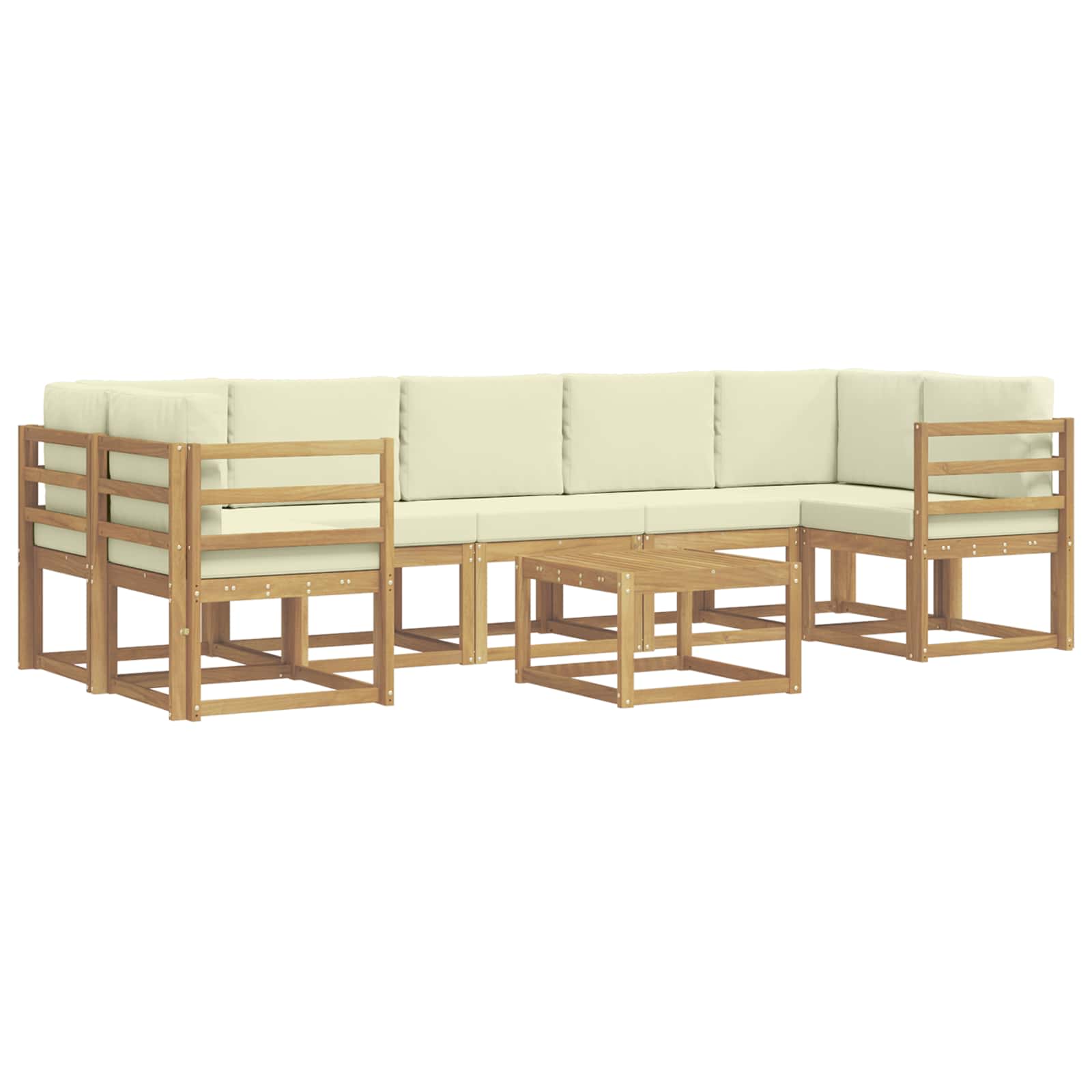 vidaXL Zestaw sof na zewnątrz 6 pcs