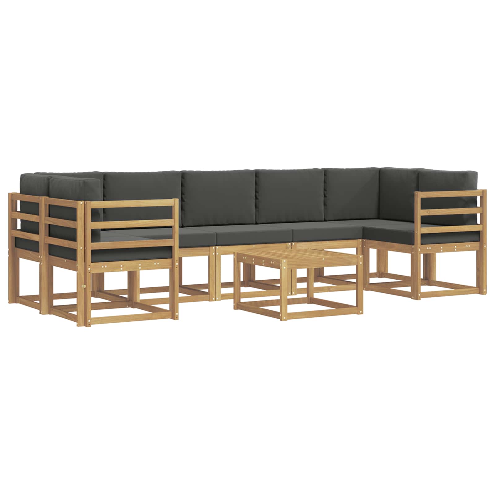 vidaXL Zestaw sof na zewnątrz 6 pcs