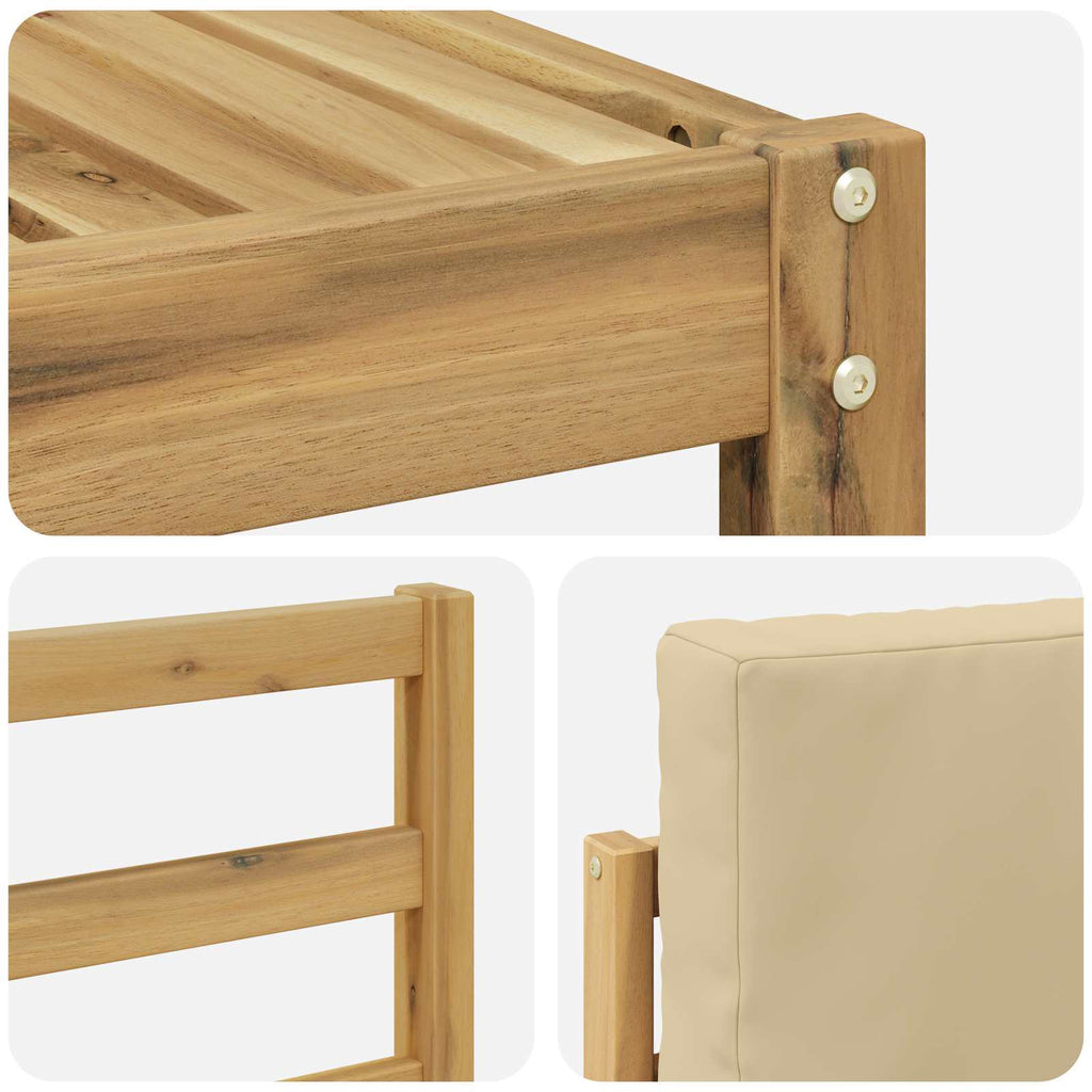 vidaXL Zestaw sof na zewnątrz 6 pcs