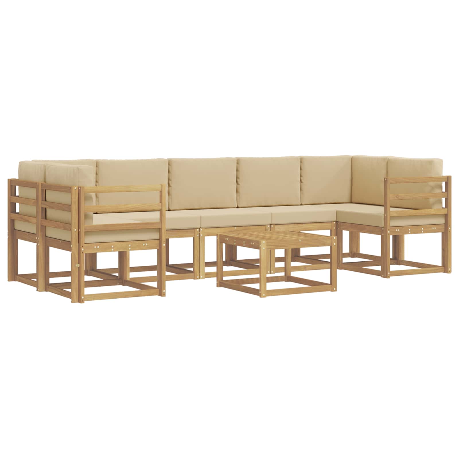 vidaXL Zestaw sof na zewnątrz 6 pcs