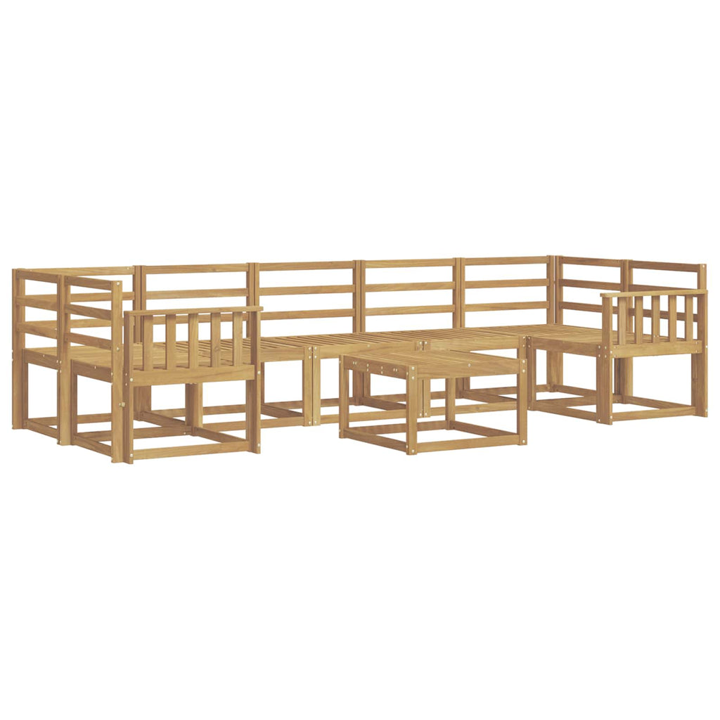 vidaXL Zestaw sof na zewnątrz 8 pcs Biały 59 x 59 x 37 cm