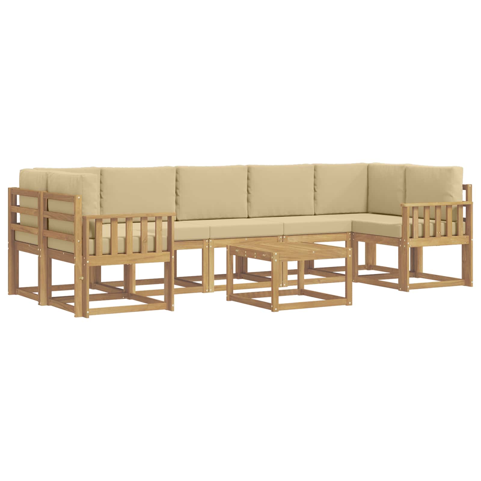 vidaXL Zestaw sof na zewnątrz 6 pcs