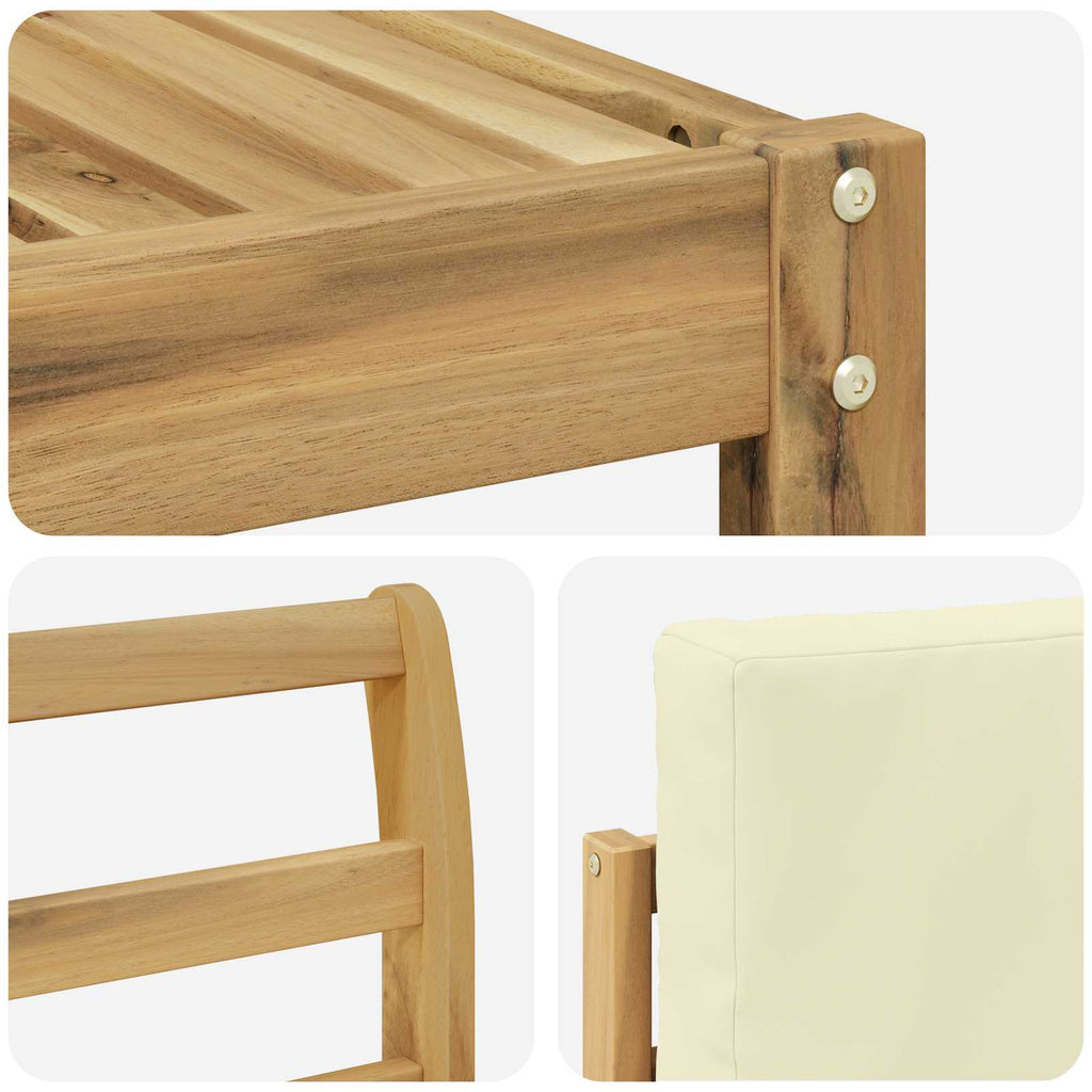 vidaXL Zestaw sof na zewnątrz 6 pcs
