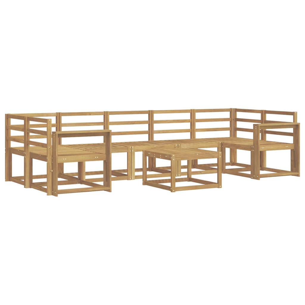 vidaXL Zestaw sof na zewnątrz 8 pcs Biały 59 x 59 x 37 cm