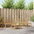 vidaXL Zestaw sof na zewnątrz 6 pcs Biały 59 x 59 x 37 cm
