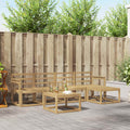 vidaXL Zestaw sof na zewnątrz 6 pcs Biały 59 x 59 x 37 cm