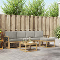 vidaXL Zestaw sof na zewnątrz 6 pcs Biały i jasnoszary 59 x 59 x 37 cm