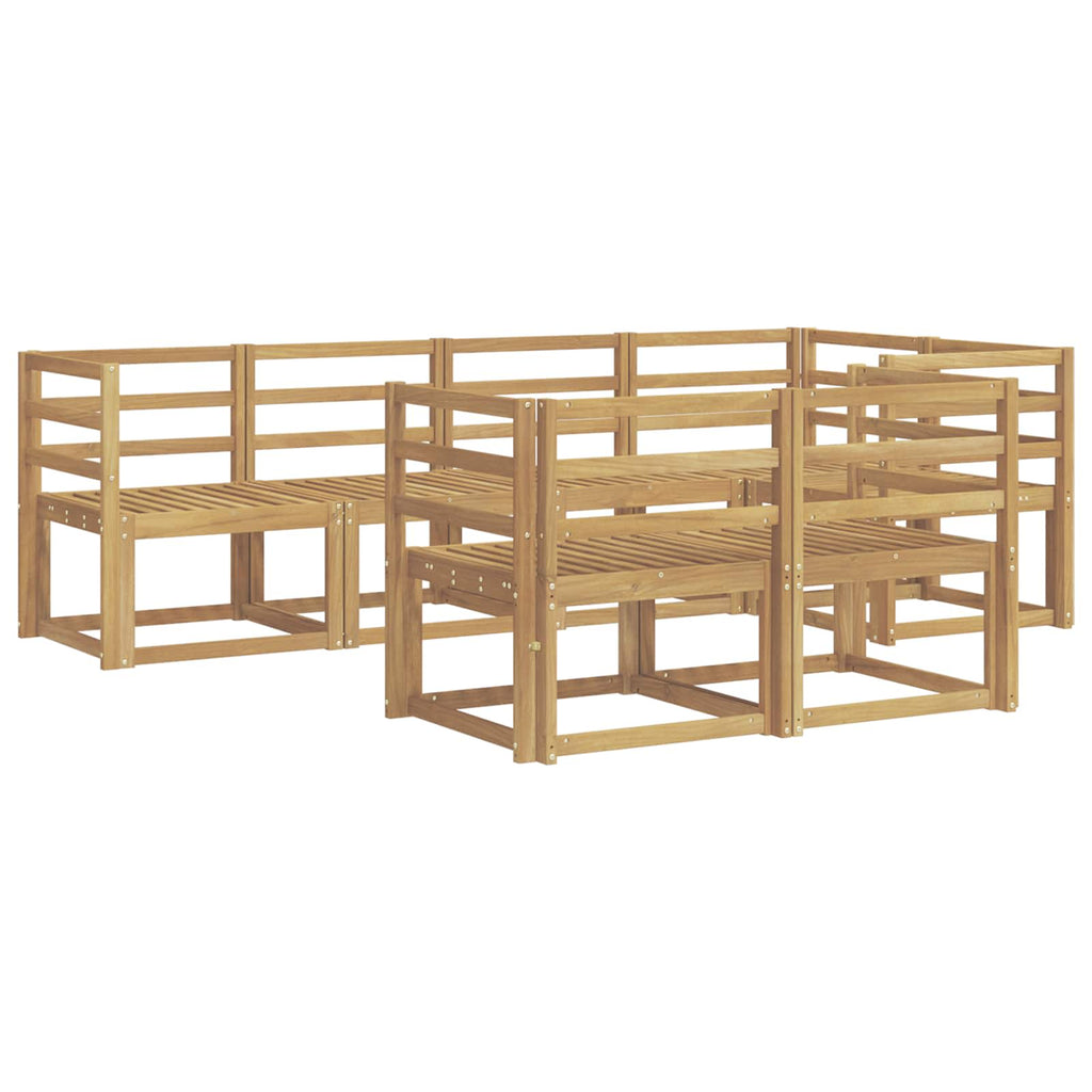 vidaXL Zestaw sof na zewnątrz 7 pcs