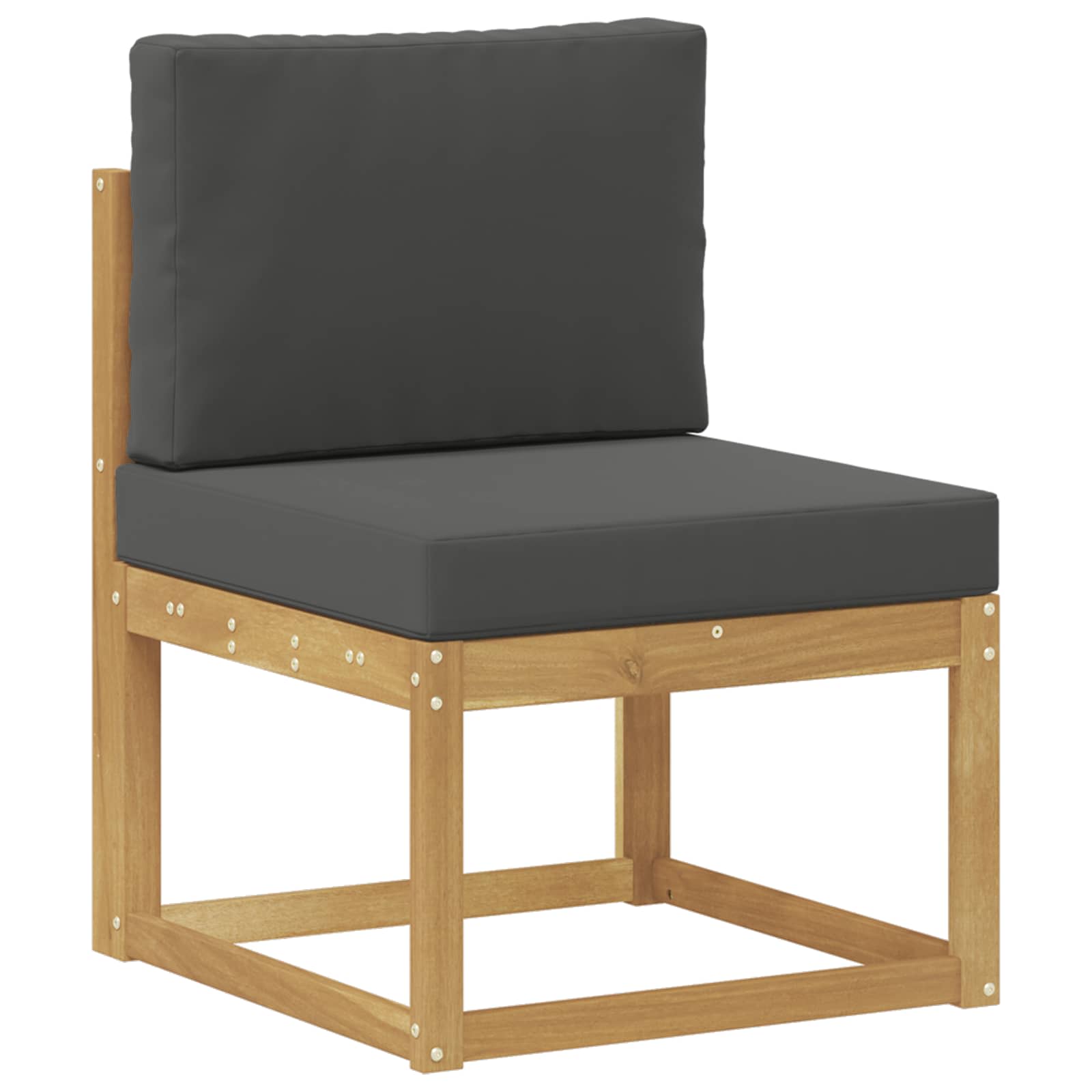 vidaXL Zestaw sof na zewnątrz z poduszką 9 pcs Biały i antracyt