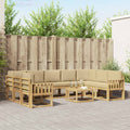 vidaXL Zestaw sof na zewnątrz 10 pcs Biały i Beżowy 59 x 59 x 37 cm