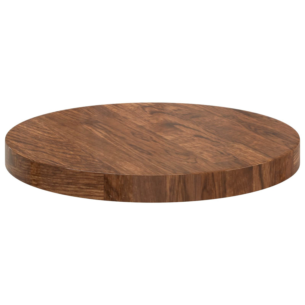 vidaXL Blat stołu Jasny Brąz Ø 30 x 2,5 cm Dąb lite