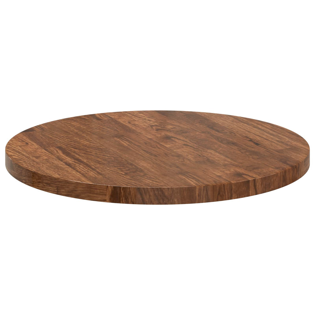 vidaXL Blat stołu Jasny Brąz Ø 50 x 2,5 cm Dąb lite