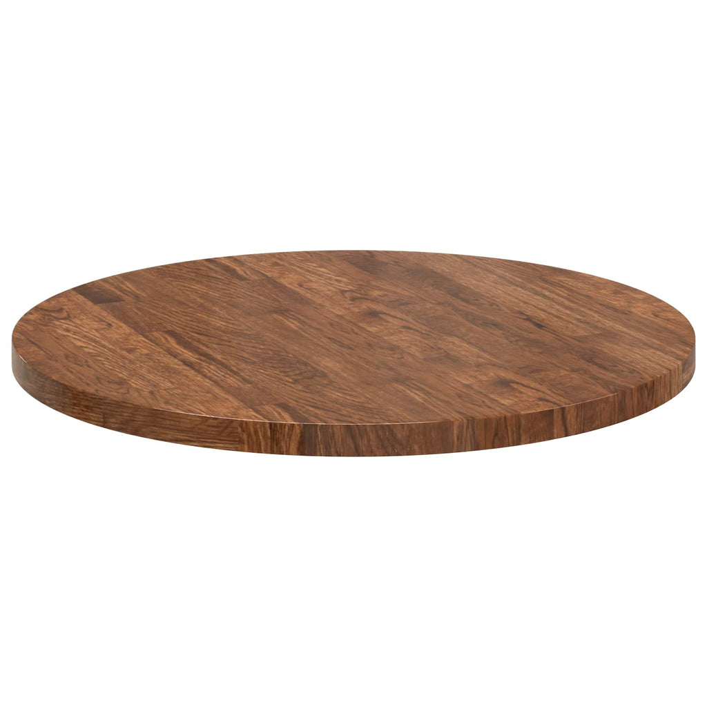 vidaXL Blat stołu Jasny Brąz Ø 60 x 2,5 cm Dąb lite