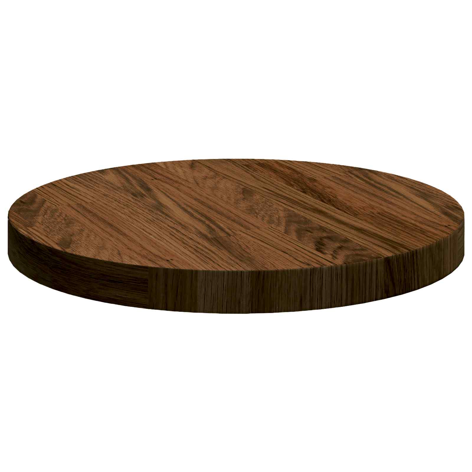 vidaXL Blat stołu Ciemny brąz Ø 30 x 2,5 cm Dąb lite