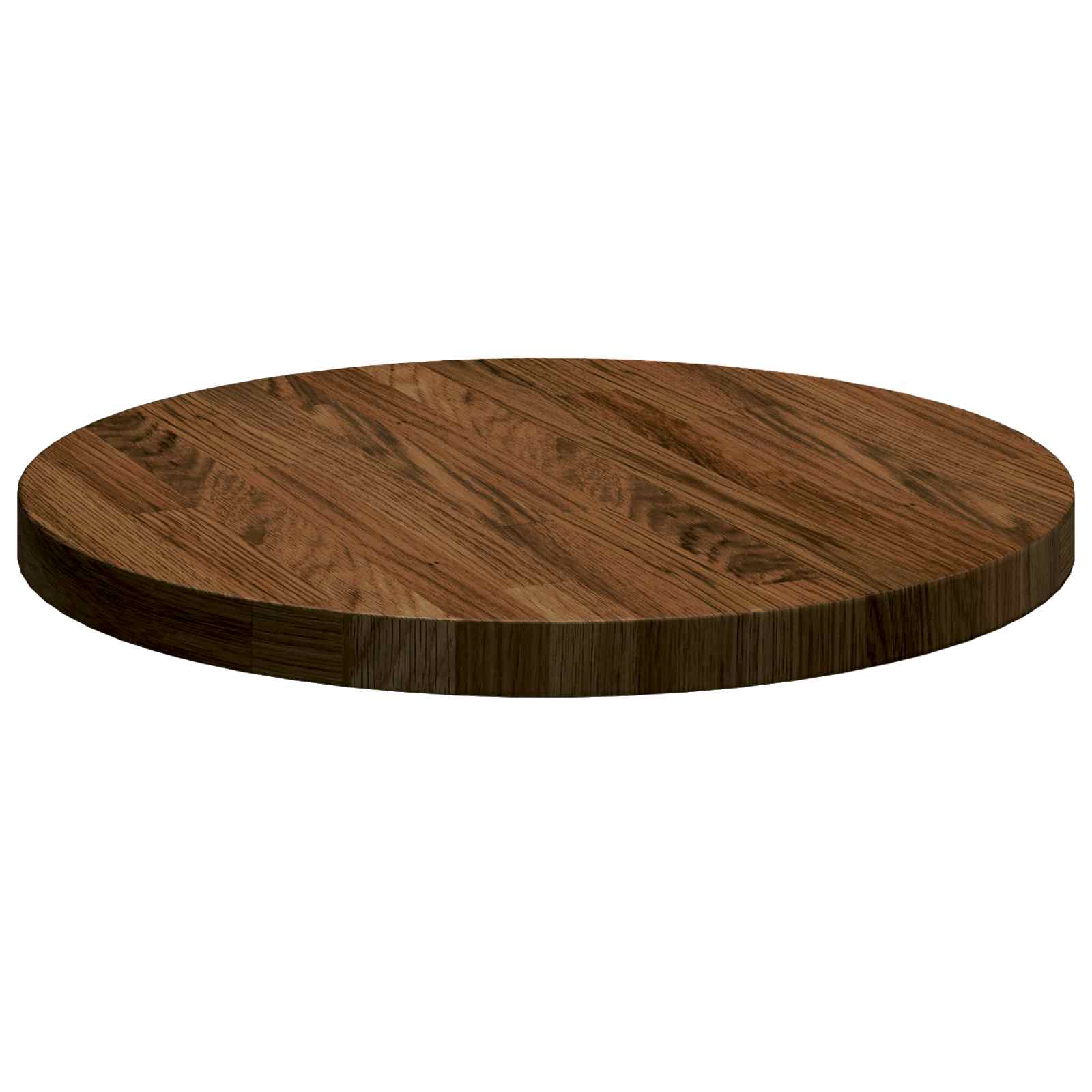 vidaXL Blat stołu Ciemny brąz Ø 40 x 2,5 cm Dąb lite