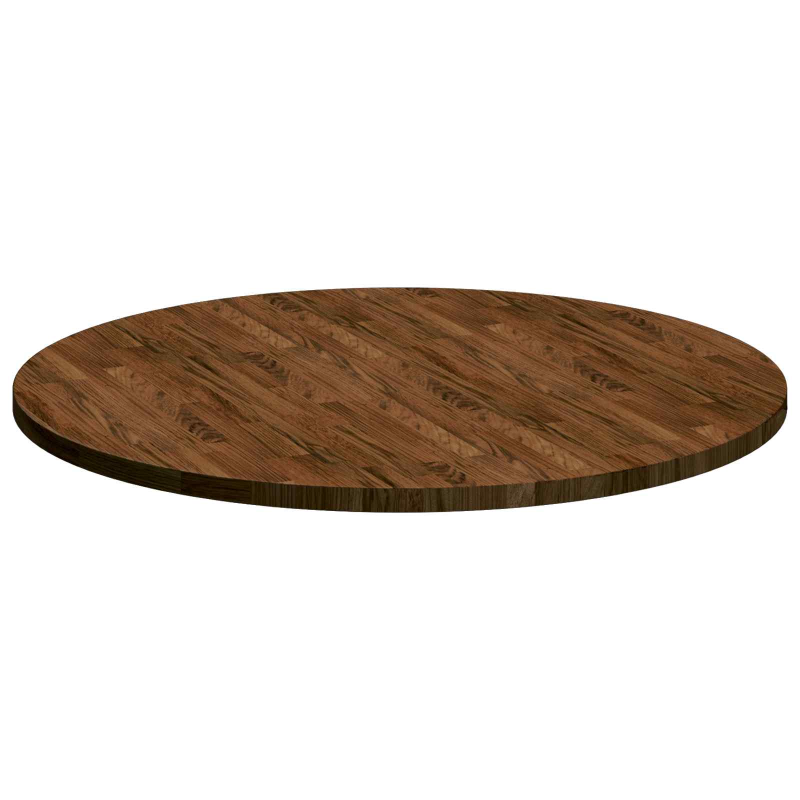 vidaXL Blat stołu Ciemny brąz Ø 90 x 2,5 cm Dąb lite