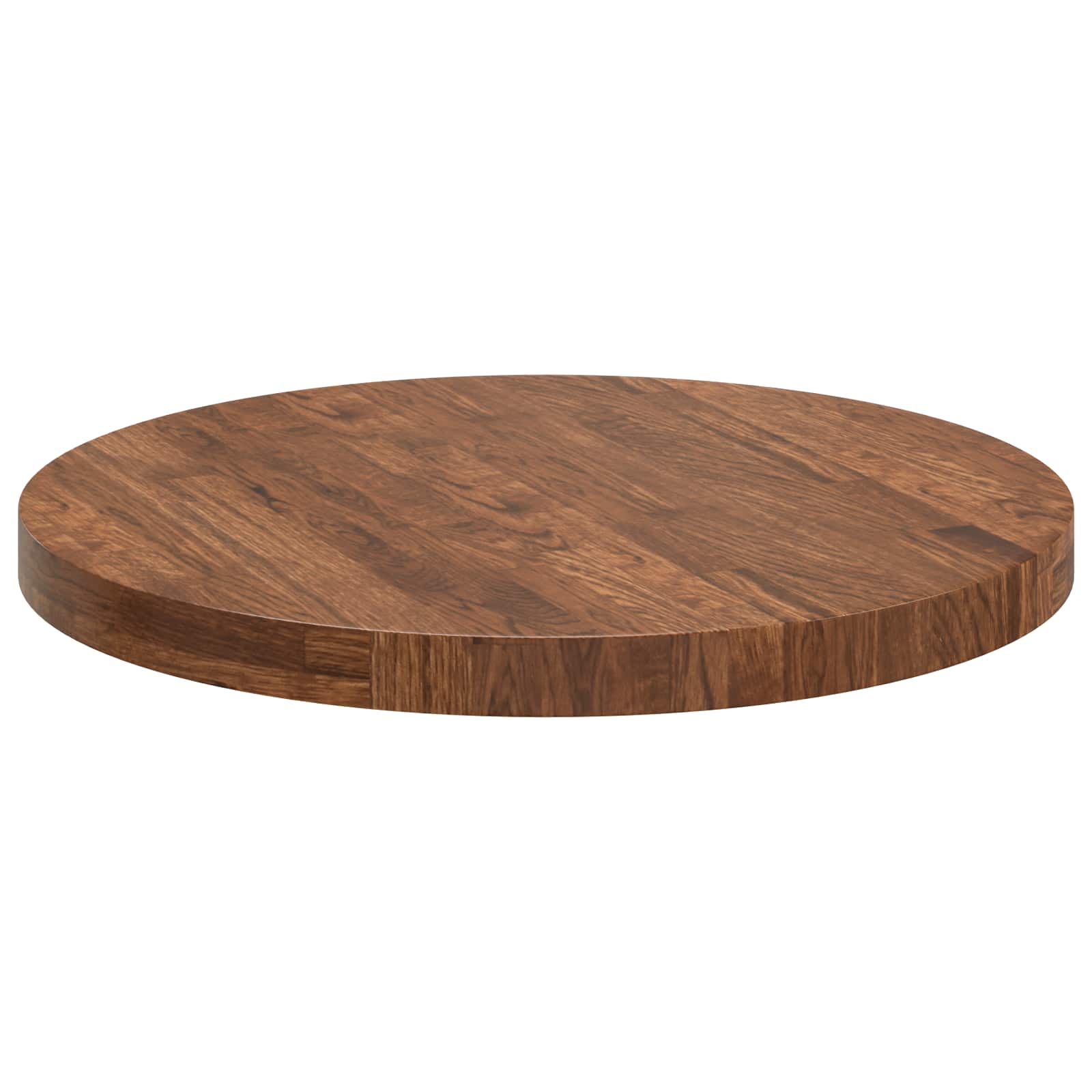vidaXL Blat stołu Jasny Brąz Ø 60 x 4 cm Dąb lite