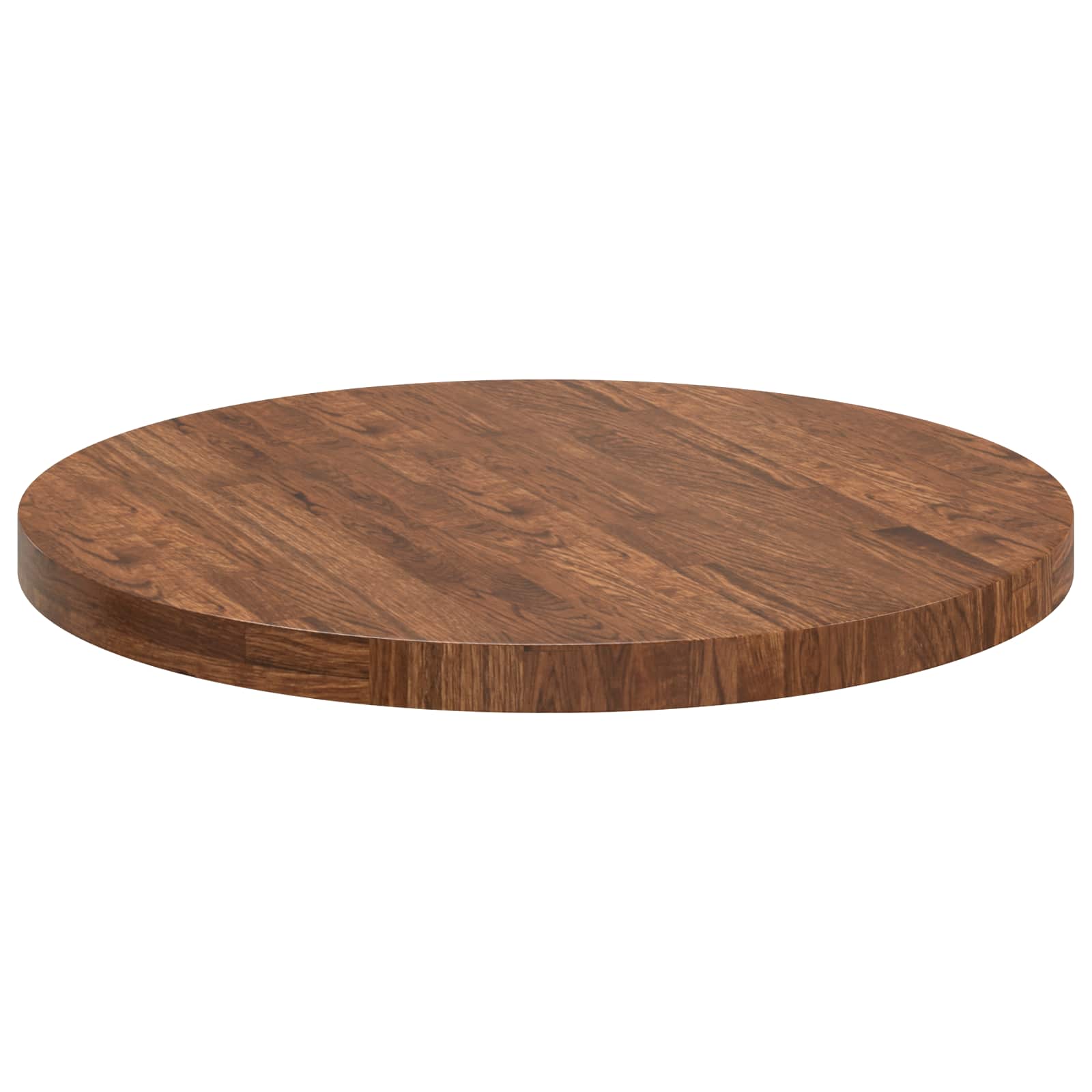 vidaXL Blat stołu Jasny Brąz Ø 70 x 4 cm Dąb lite