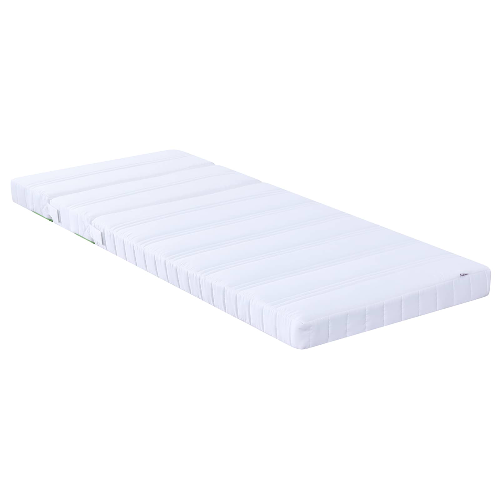 vidaXL Rozkładany materac piankowy 80 x 200 cm Biały