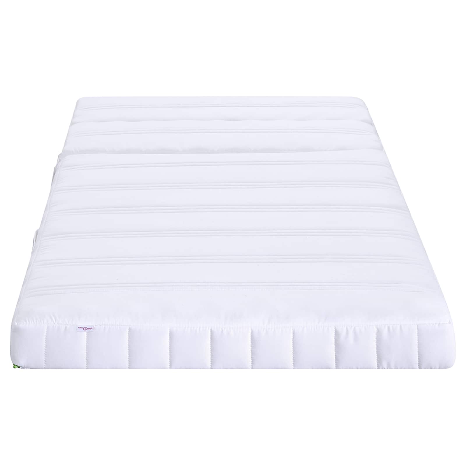 vidaXL Rozkładany materac piankowy 80 x 200 cm Biały