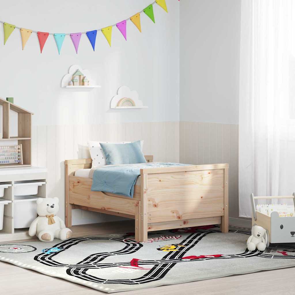 vidaXL Ramka łóżka Brązowy 80 x 200 cm Materiał drewnopochodny