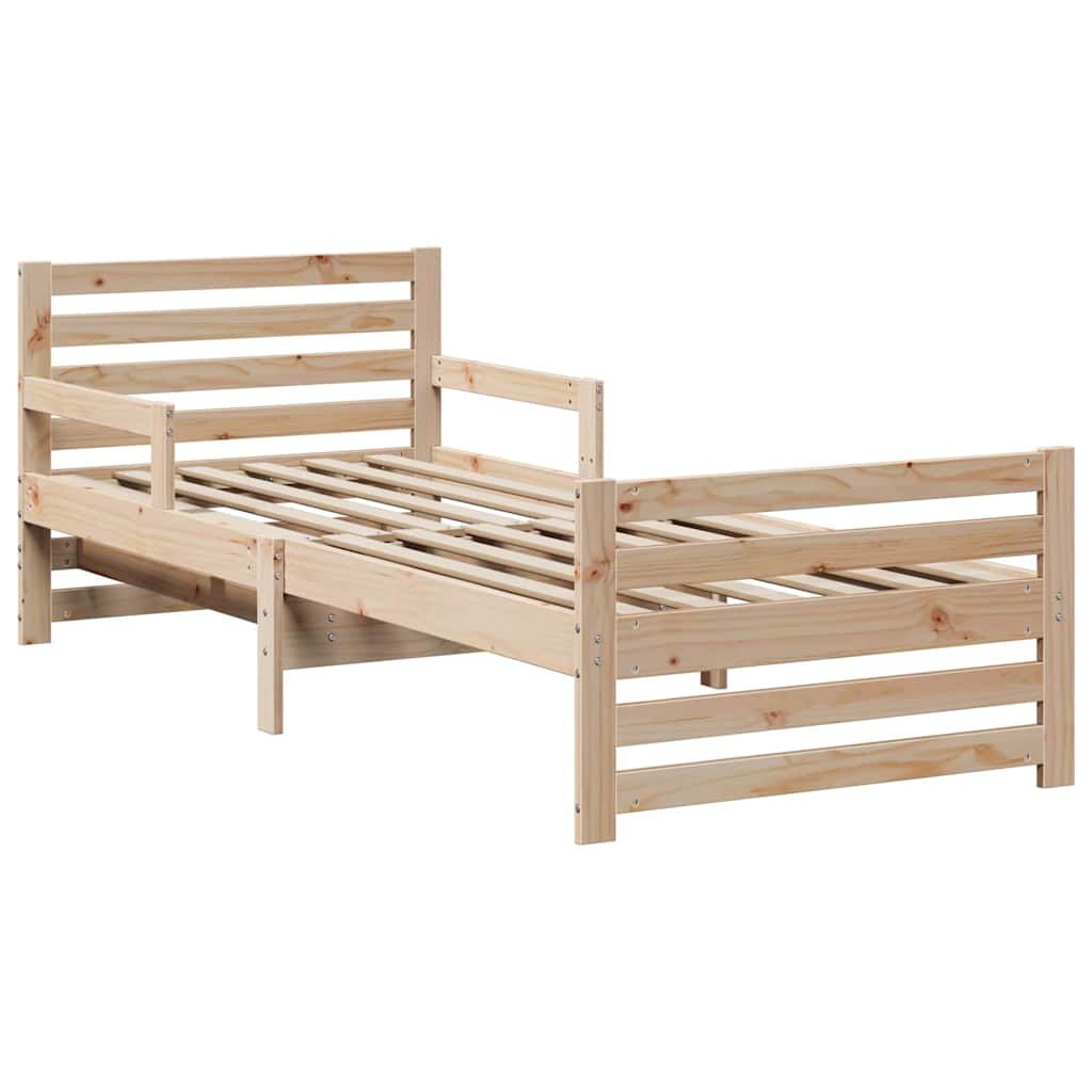 vidaXL Ramka łóżka Brązowy 80 x 200 cm Materiał drewnopochodny