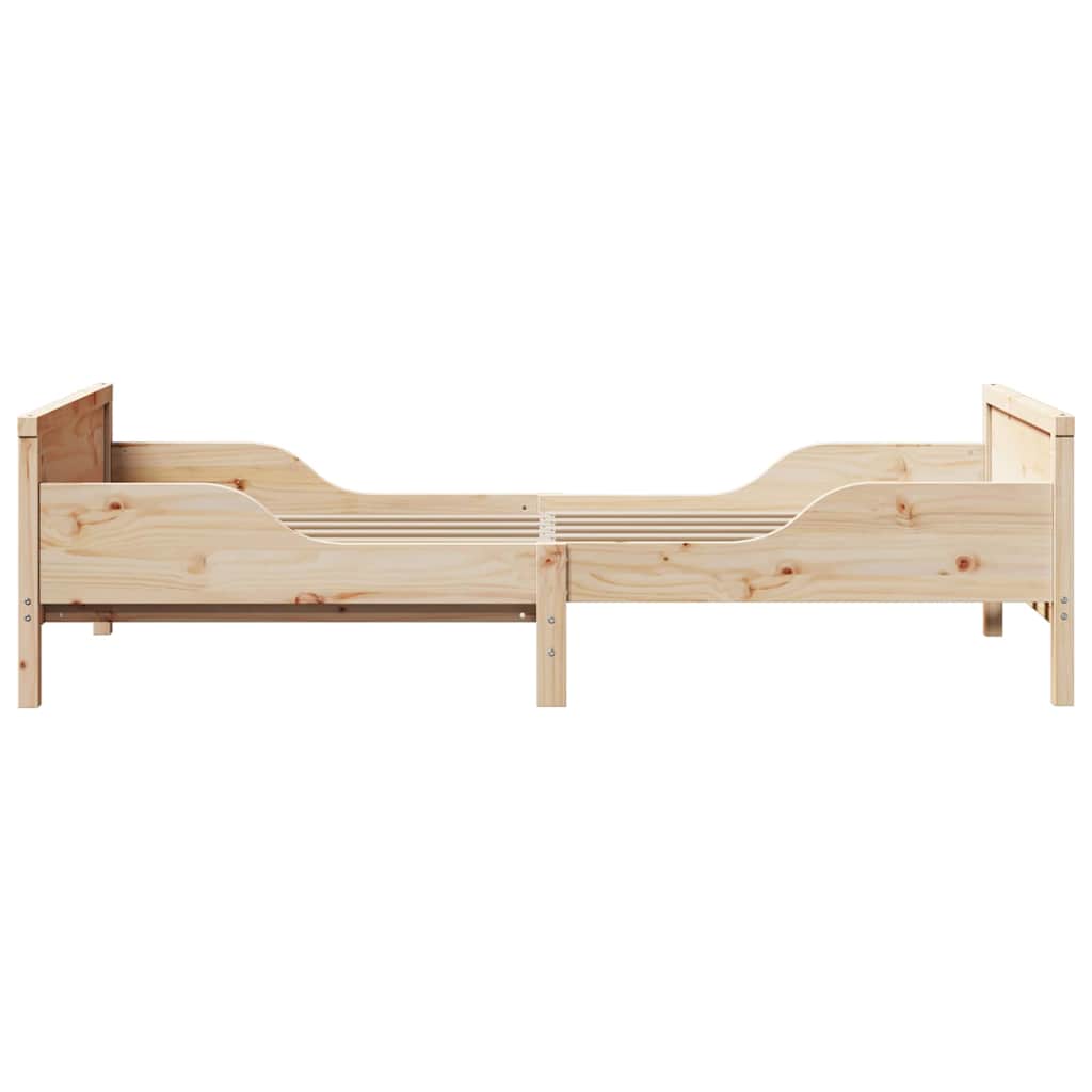 vidaXL Ramka łóżka Brązowy 80 x 200 cm Materiał drewnopochodny