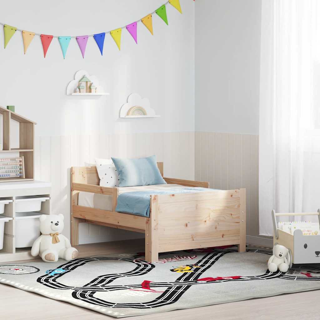 vidaXL Ramka łóżka Brązowy 80 x 200 cm Materiał drewnopochodny
